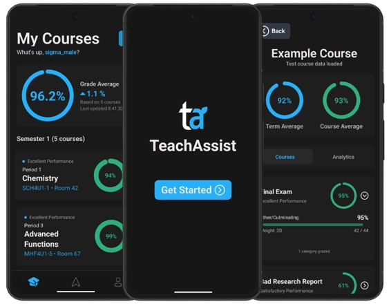 TeachAssist mobile app